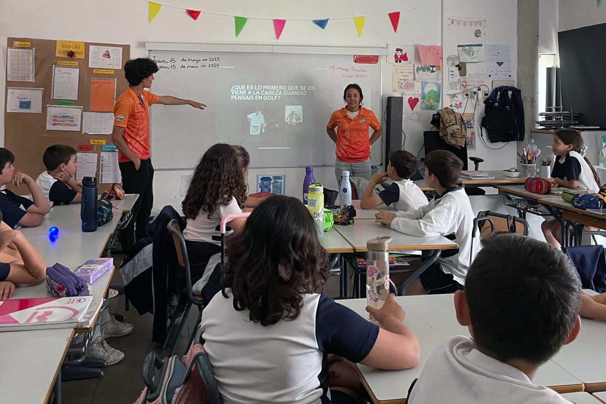 Embajadores del Golf Inspiran en el Colegio Larrodé
